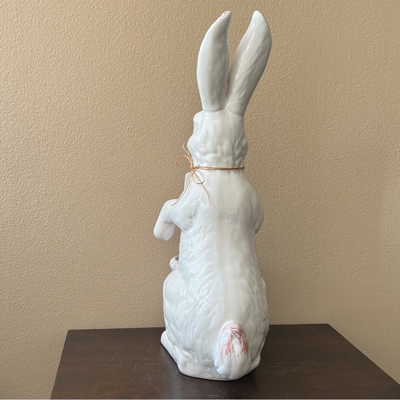 Hip Hop Bunny Rabbit easter Spring Decor Figurine 17” Tall Ceramic - Picture 5 of 5